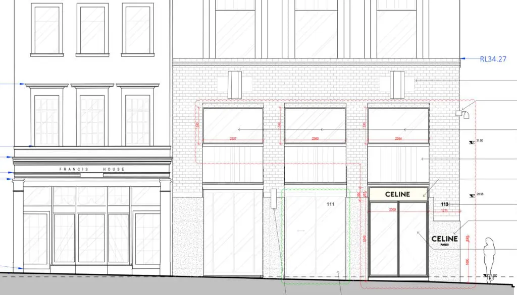 TP30-A_Celine Collins St_Proposed Facade Elevations