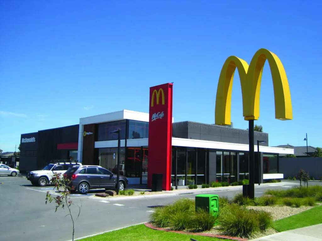 McDonald’s restaurant, located on Fletcher Road, Craigieburn