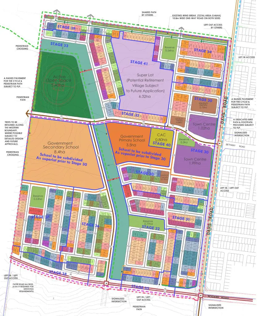 THE GROVE WEST Subdivision