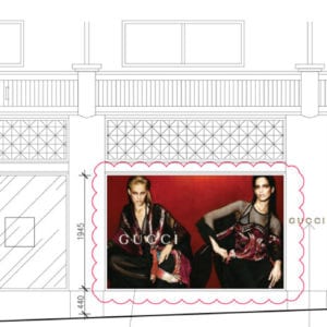 Gucci Womens Store External Elevations
